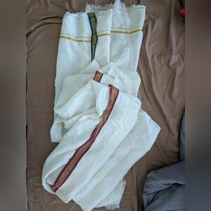 100% Silk Vintage Sheer Drape, Curtain